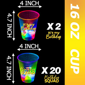 Mishunyus crack-resistant plastic cups endure lively gatherings