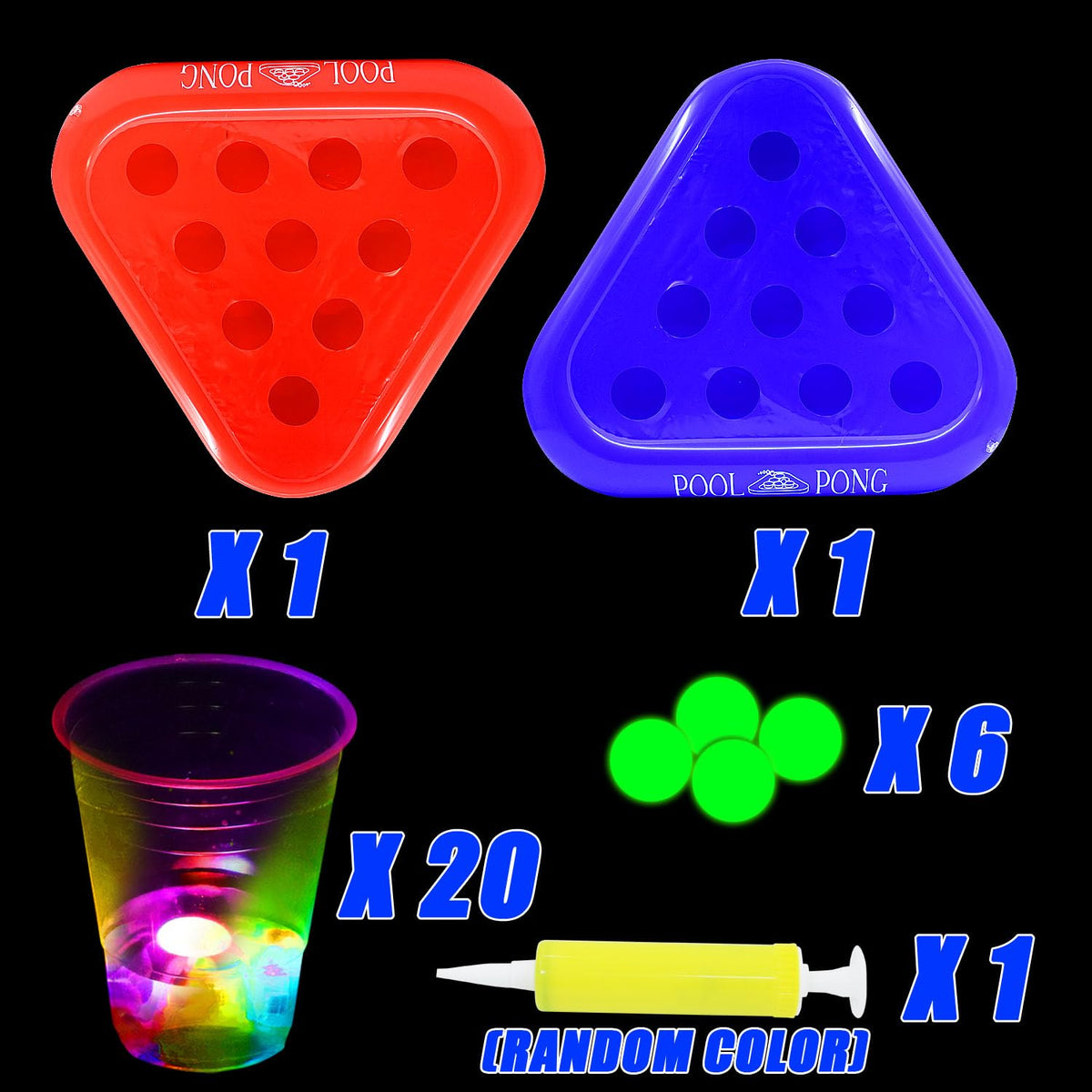 Mishunyus Glow Party LED lights illuminate night games with vibrant glow.