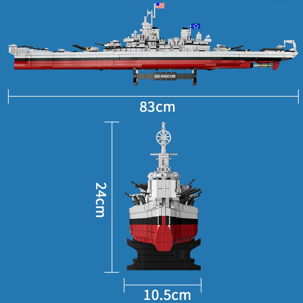 MISINI M6320 deck artillery details with authentic fittings