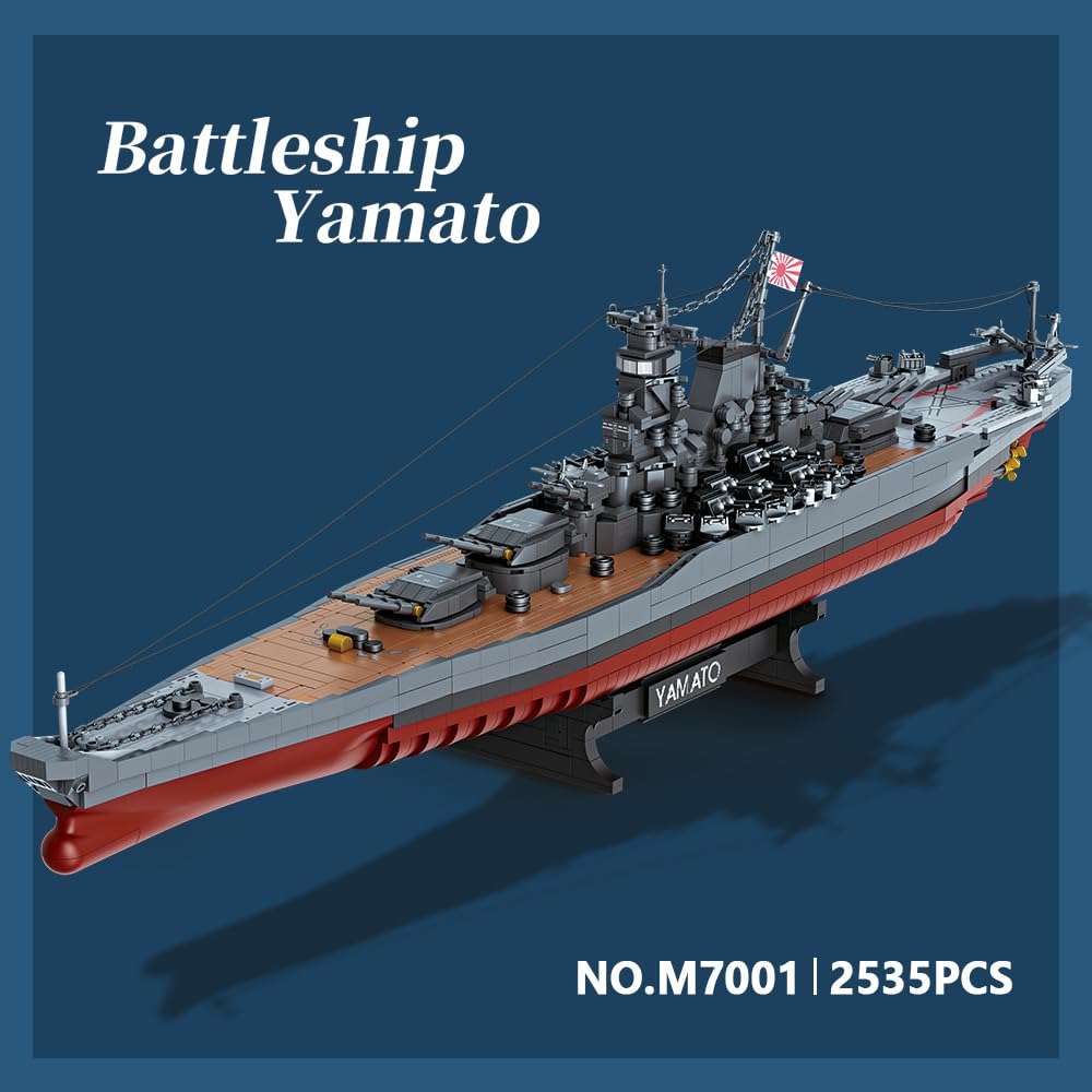 MISINI M7001 Yamato bridge and mast close-up ideal for meticulous builders