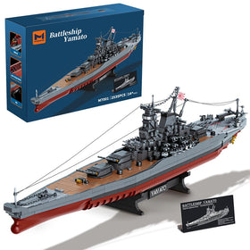 MISINI M7001 Yamato front view highlights hull contours for elegant display