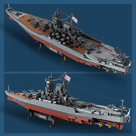 MISINI M7001 Yamato hull-side view emphasizes structural realism for display