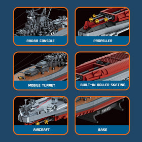 MISINI M7001 Yamato model dimensions indicate shelf-ready size