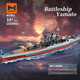 MISINI M7001 Yamato superstructure detail offers immersive historical accuracy on a shelf
