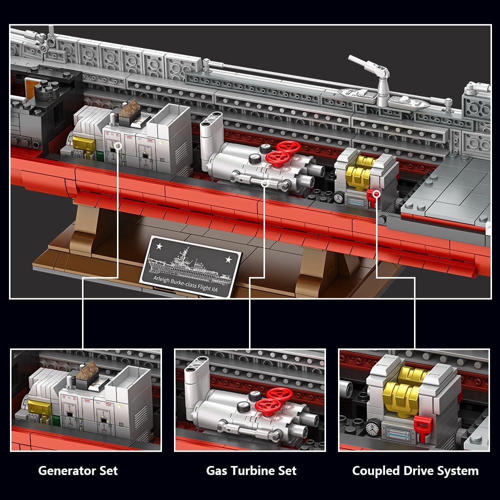 MISINI M7021 bottom-cabin-power-system with gears and pipes for engineering appreciation.