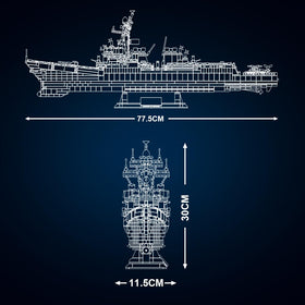 MISINI M7021 hull-and-deck-detail fine micro-details showcase craftsmanship.