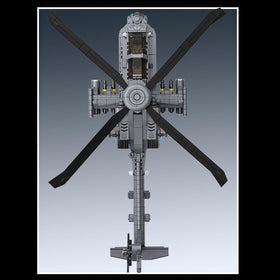 MISINI M8023 AH-64 Apache longbow radar dome stands out in display