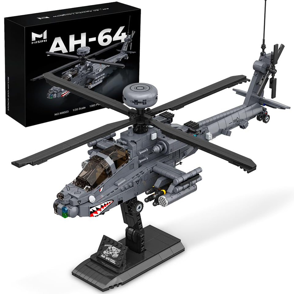 MISINI M8023 AH-64 Apache main rotor detail enhances display realism
