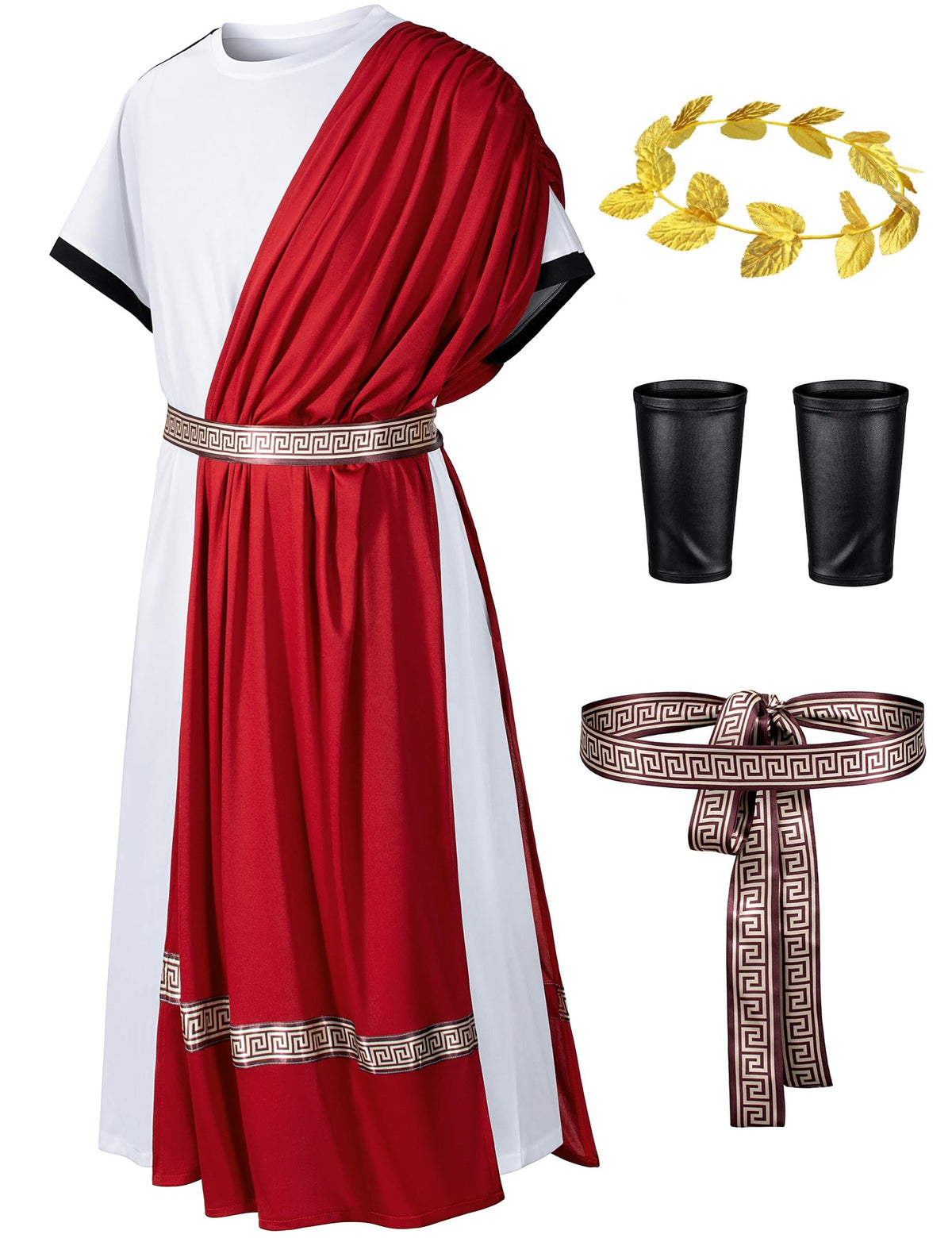 Missanabie gold leaf headdress adds authentic toga look for parties