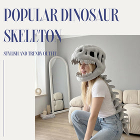 MissYolo plush dinosaur hood costume offers soft comfort and easy wear