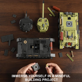 MISTBUY Age 8+ military tank kit suitable for birthday gifts