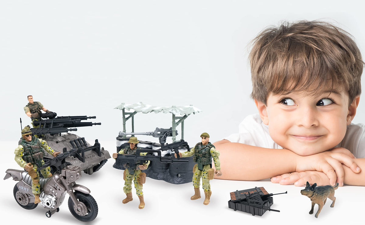 MISTBUY complete military playset sparks imaginative play and storytelling
