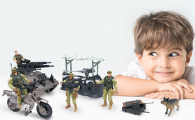 MISTBUY complete military playset sparks imaginative play and storytelling