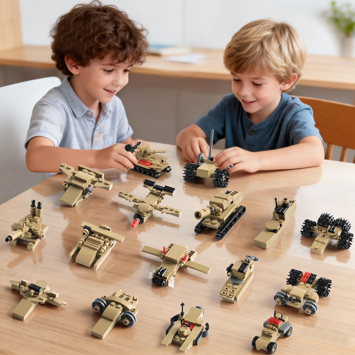 Mistbuy dual-form small models offering two assembly options for versatile builds.
