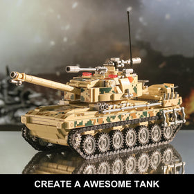 MISTBUY elevating gun-barrel action lets kids adjust firing angles during battles.