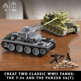 MistBUY Panzer 38t tank build kit for immersive history play and display