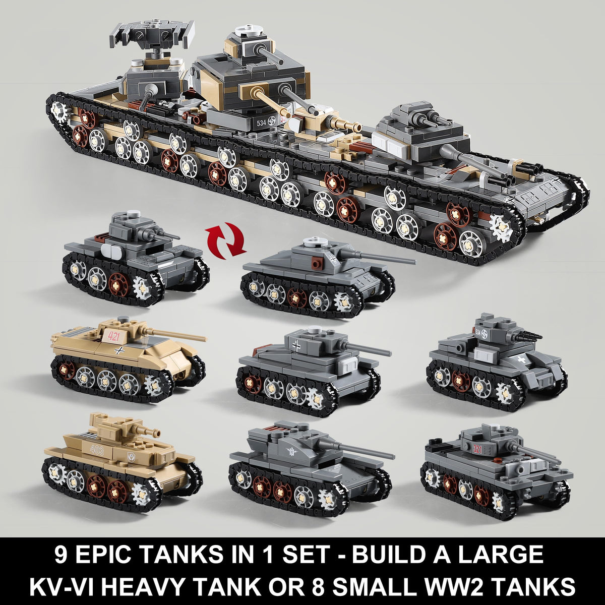 MistBUY Tiger tank detailed model sparks imaginative reenactments of historic duels.