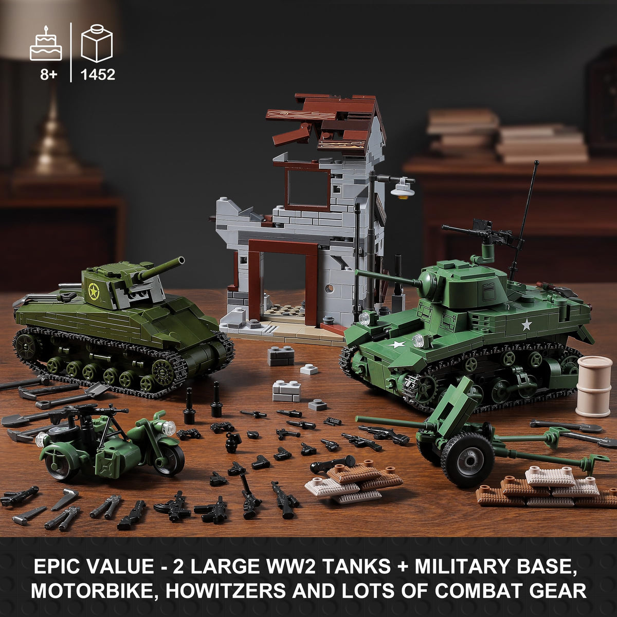 MistBUY WW2 Stuart tank model for dynamic WW2 action setups