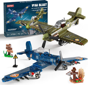 MISTBUY WW2 F4U Corsair build set with cockpit and wings for immersive play