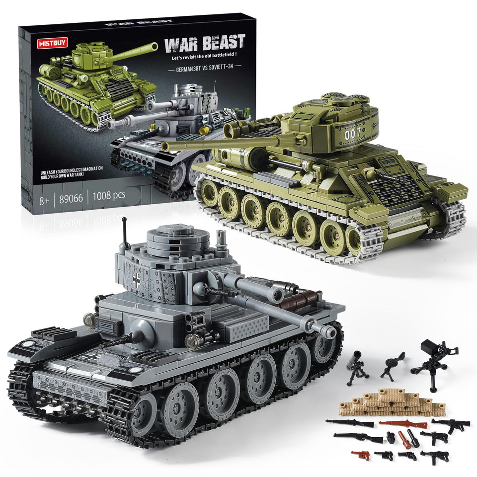 MistBUY WW2 T-34 tank build kit ready for play and display