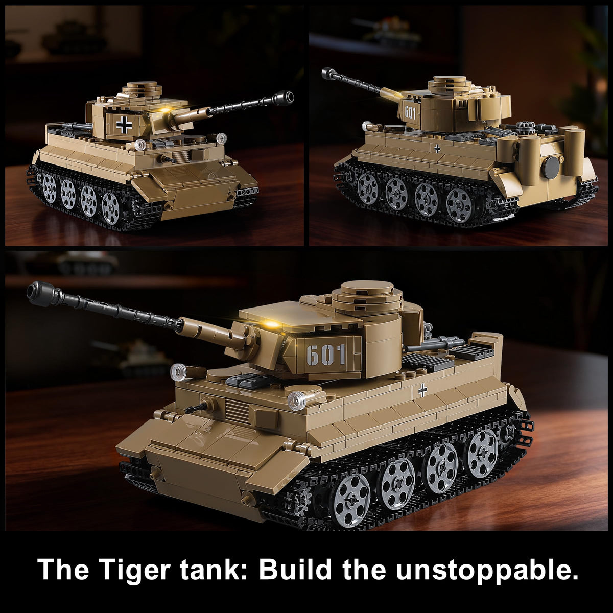 MISTBUY WW2 tank assembly-bags streamline build steps