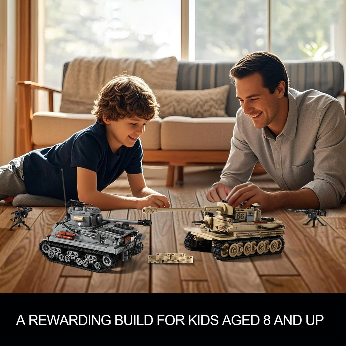 MISTBUY WW2 tank build guide with clear instructions