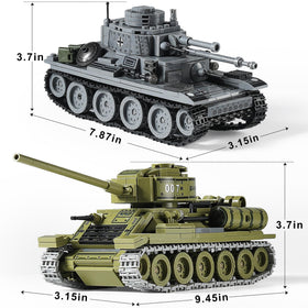 MistBUY WW2 tank models on display for collectors