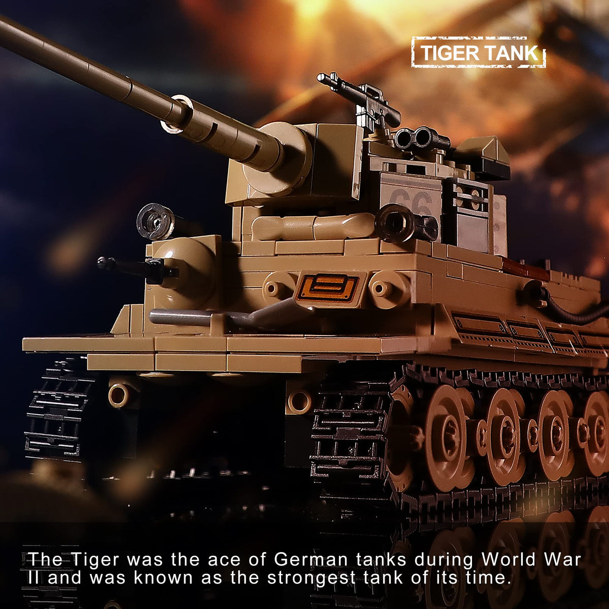 MISTBUY WW2 tank moving tracks for realistic battlefield movement