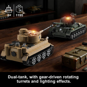 MISTBUY M26 Pershing LED-lit tank for dynamic shelf showcase