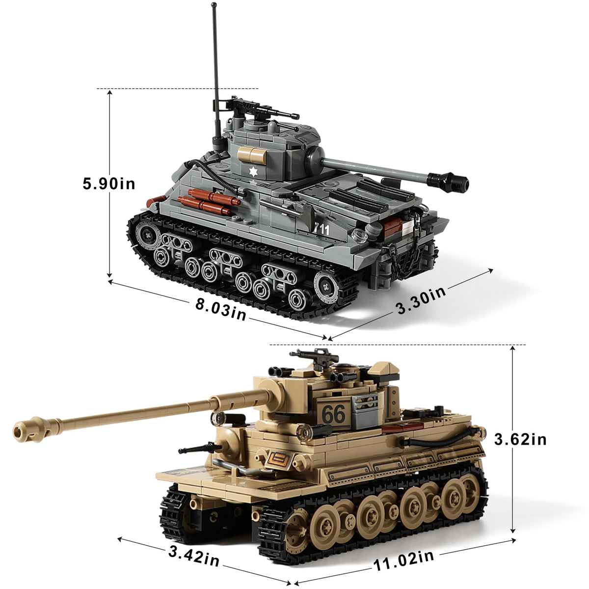 MISTBUY WW2 tank playtime in a living room for imaginative battles