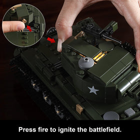 MISTBUY WW2 tank rolling-treads enable authentic movement