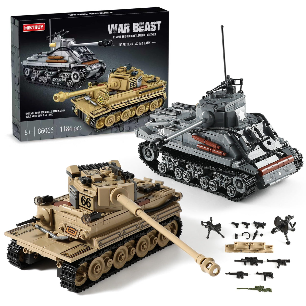 MISTBUY WW2 Tiger I tank turret for authentic battle practice