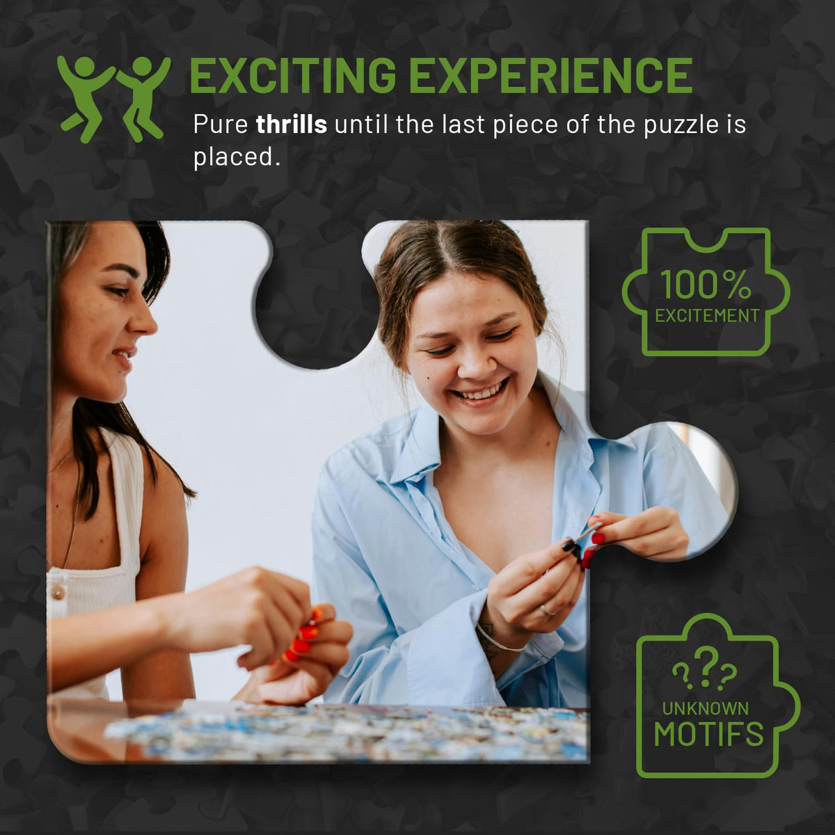Misu family-night puzzle image illustrating shared focus during solving.