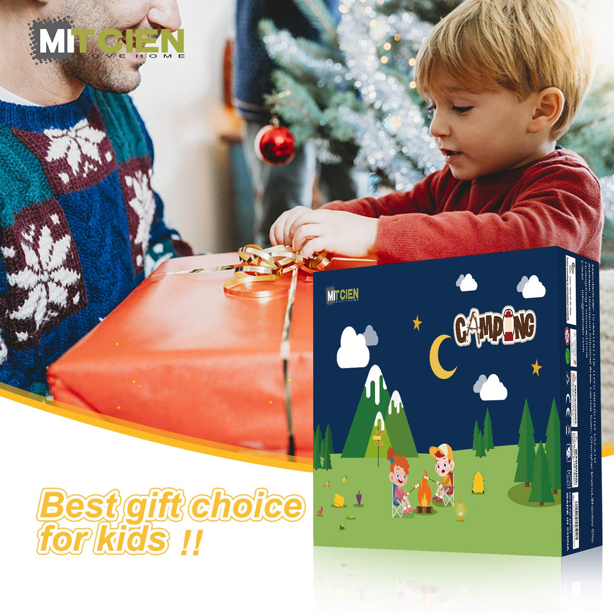 MITCIEN kids outdoor play set fuels imaginative exploration.