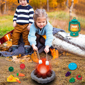 MITCIEN oil lamp glow supports night-time imaginative storytelling.