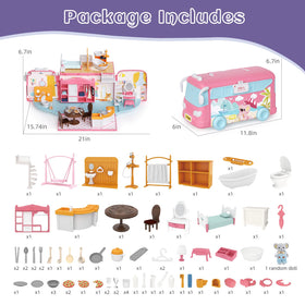 MITCIEN bear figure with furniture inspiring interactive setups.
