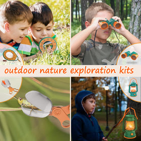 MITCIEN kid camping gear set oil lantern casting warm glow for cozy nights