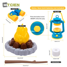 MITCIEN camping tent fruit toys inspire snack-time role play