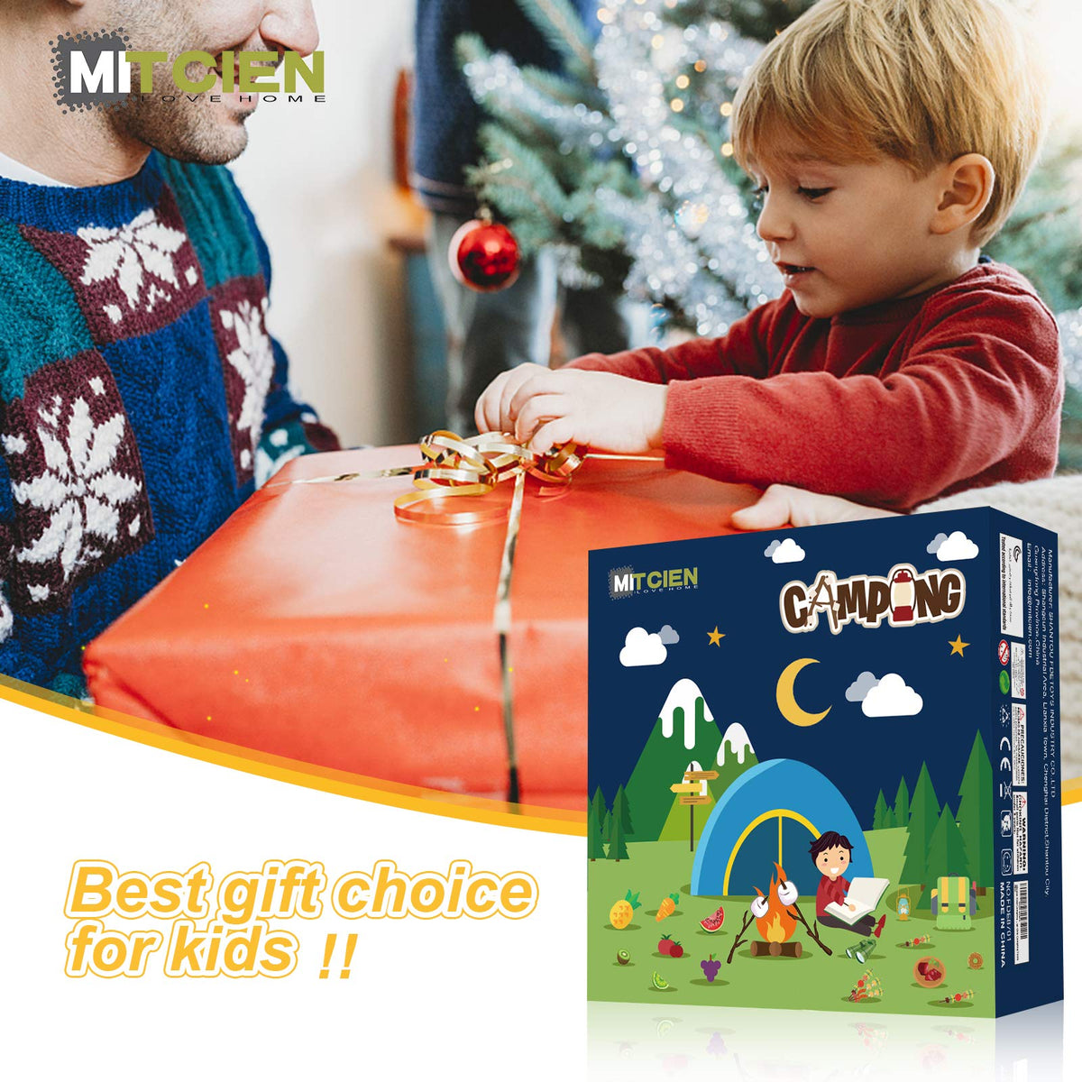 MITCIEN pop-up tent is quick to set up for kids' play