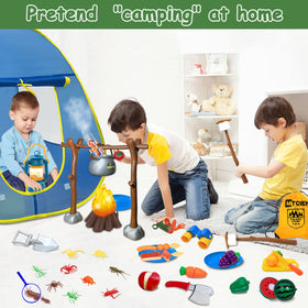 MITCIEN campfire with realistic design supports pretend cooking and storytelling