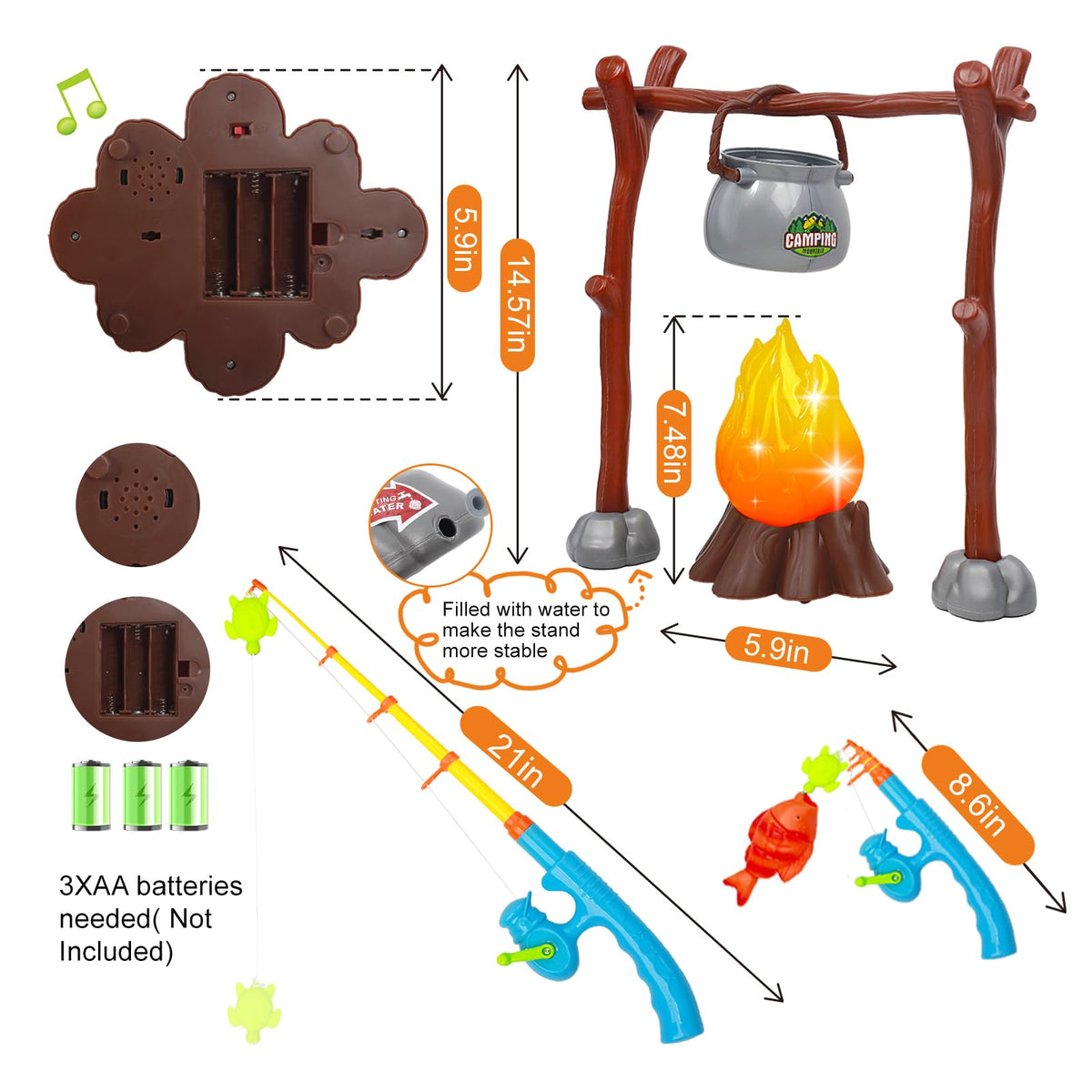 MITCIEN indoor-outdoor set ideal for play at home or park
