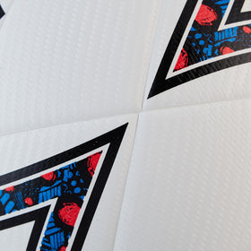 Mitre ULTIMATCH ball with sealed seams helps maintain shape in all weather.