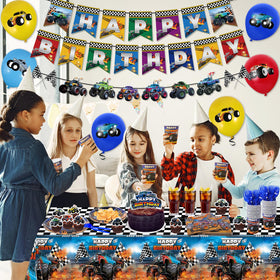 Miucat latex balloons add color and excitement to a car party