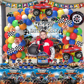 Miucat Monster Truck cake topper accents treats with bold, playful detail.