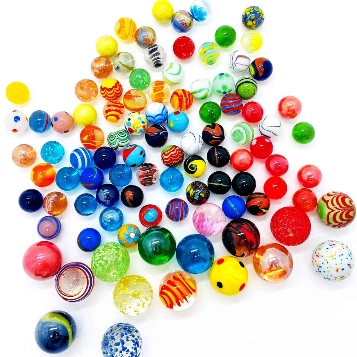 Miutrue bulk marbles ideal for gifts, party favors, and classroom use.