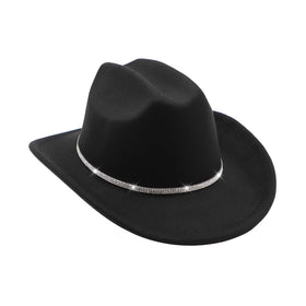 MivBuks kids adjustable ribbon cowboy hat for growing heads and comfort.