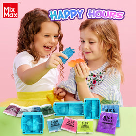 MixMax character squishies featuring unicorn and mermaid designs