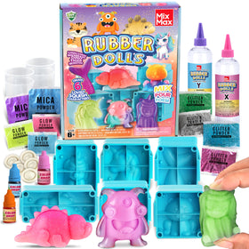 MixMax squishies kit with jumbo molds for unicorns and dinos
