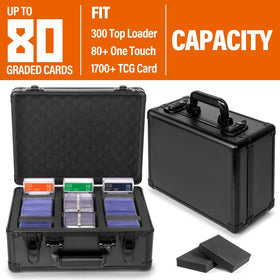 MIXPOET top-loader storage capacity supports hundreds of top loaders.