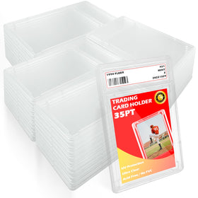 Miyukyee 24-pack card case holder with organized storage and label area